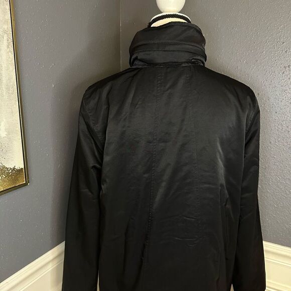 Eileen Fisher Mid Weight Transitional Coat in black - Picture 8 of 11